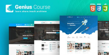 WordPress тема Genius Course